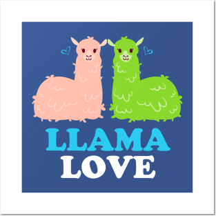 Llama Love Posters and Art